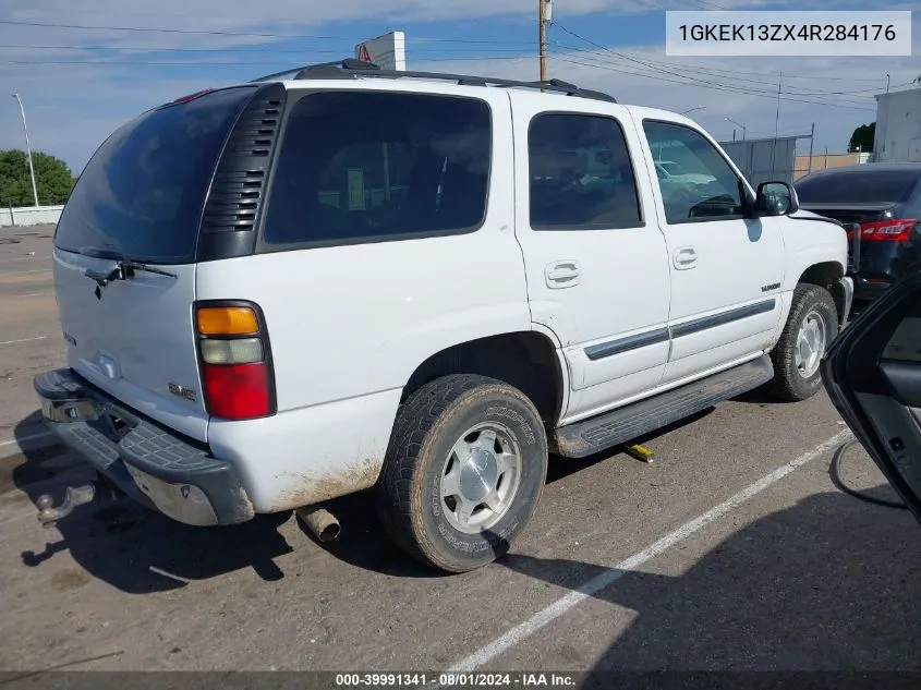 2004 GMC Yukon Slt VIN: 1GKEK13ZX4R284176 Lot: 39991341