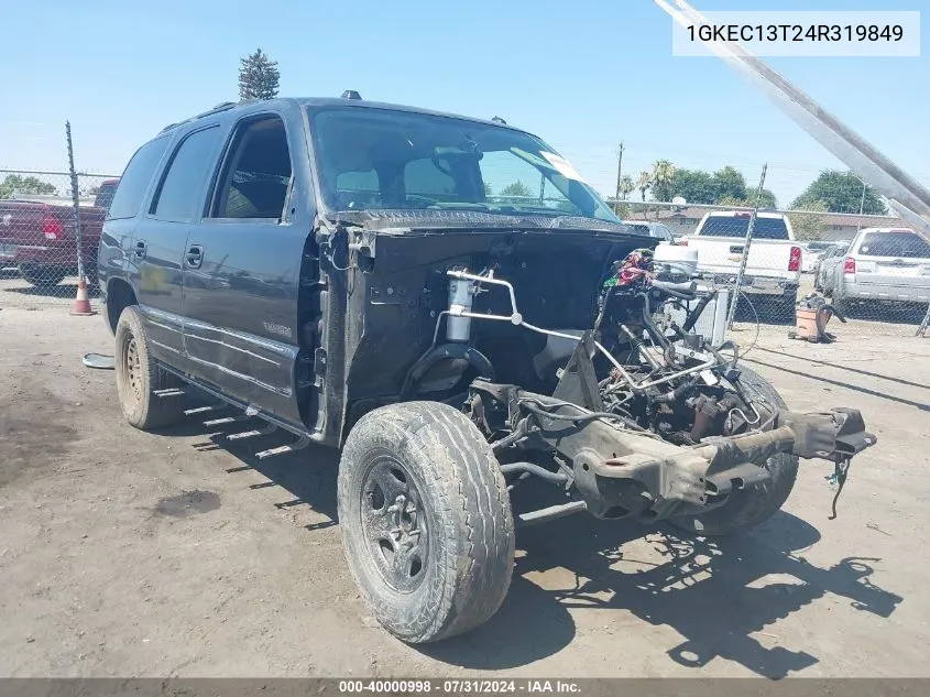 2004 GMC Yukon Slt VIN: 1GKEC13T24R319849 Lot: 40000998