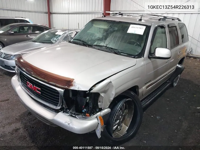 2004 GMC Yukon Slt VIN: 1GKEC13Z54R226313 Lot: 40111587