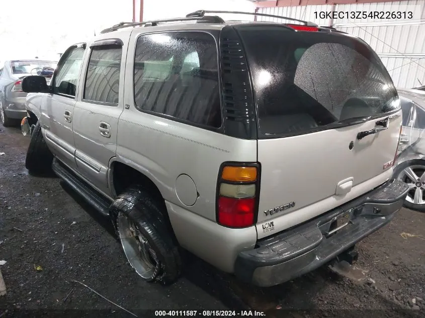 2004 GMC Yukon Slt VIN: 1GKEC13Z54R226313 Lot: 40111587