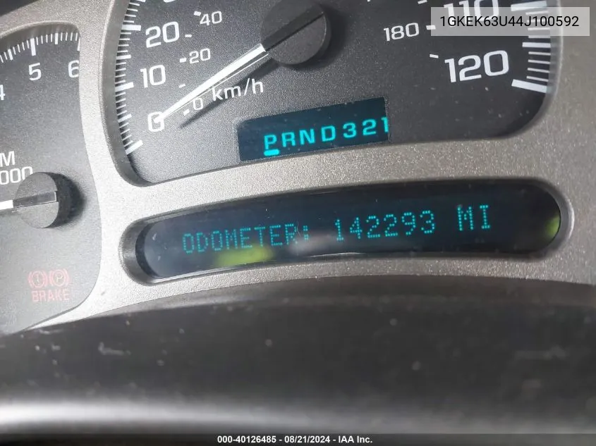 1GKEK63U44J100592 2004 GMC Yukon Denali