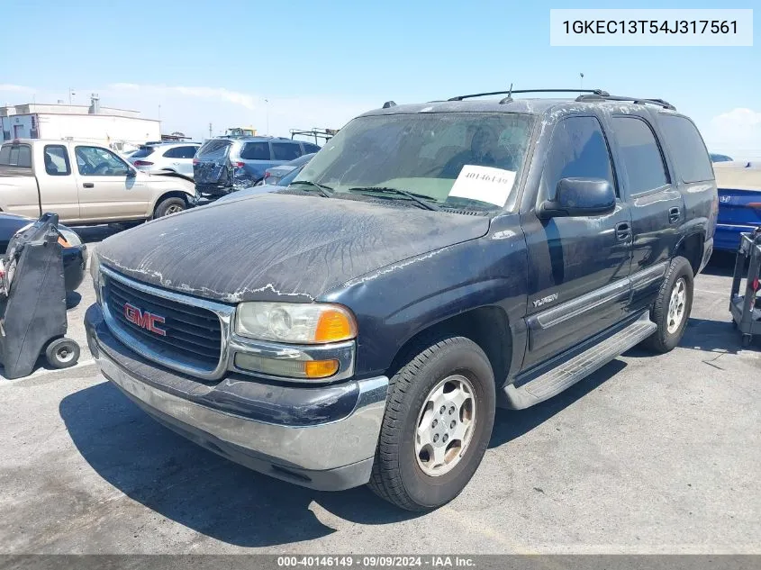 2004 GMC Yukon Slt VIN: 1GKEC13T54J317561 Lot: 40146149