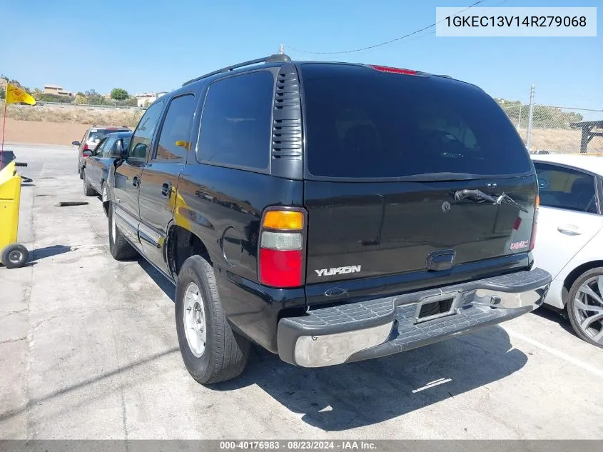 2004 GMC Yukon Sle VIN: 1GKEC13V14R279068 Lot: 40176983