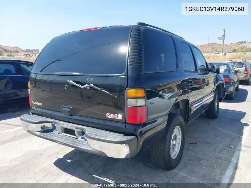 2004 GMC Yukon Sle VIN: 1GKEC13V14R279068 Lot: 40176983