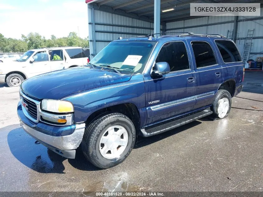 2004 GMC Yukon Slt VIN: 1GKEC13ZX4J333128 Lot: 40181528