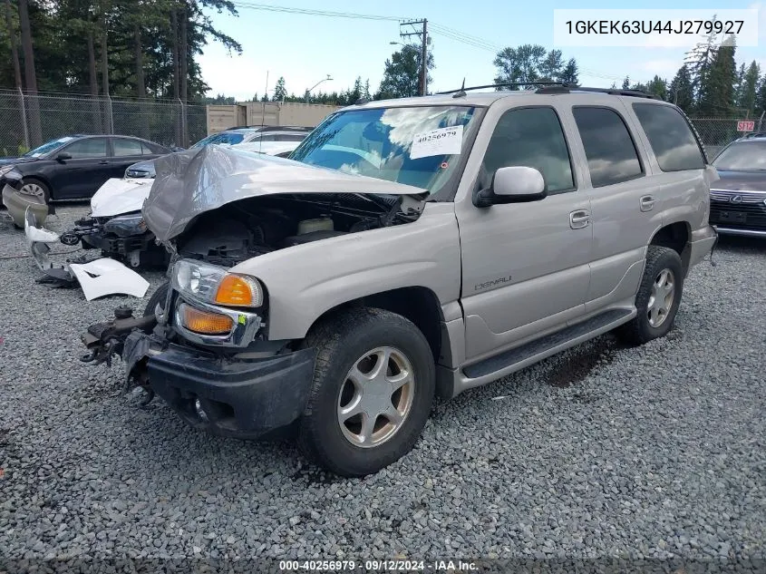 2004 GMC Yukon Denali VIN: 1GKEK63U44J279927 Lot: 40256979