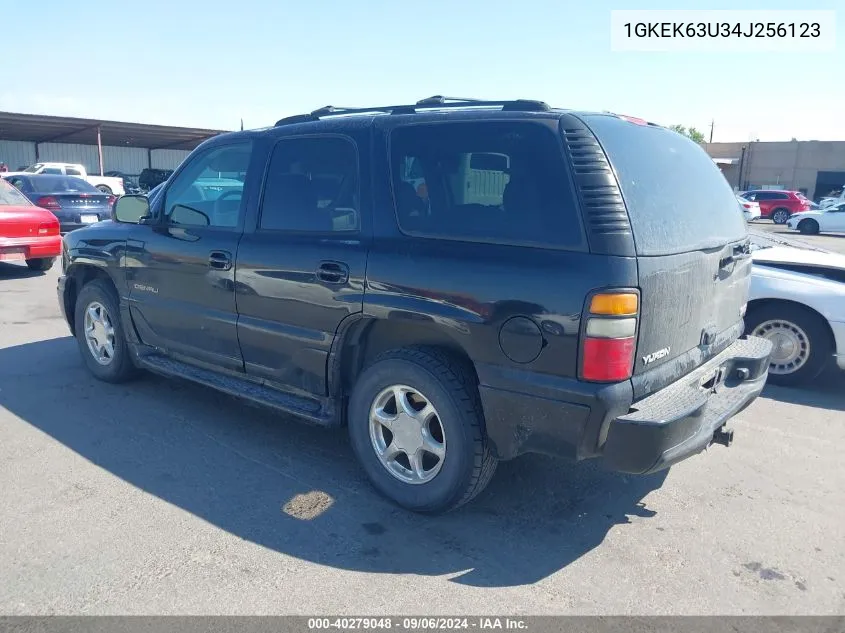 2004 GMC Yukon Denali VIN: 1GKEK63U34J256123 Lot: 40279048