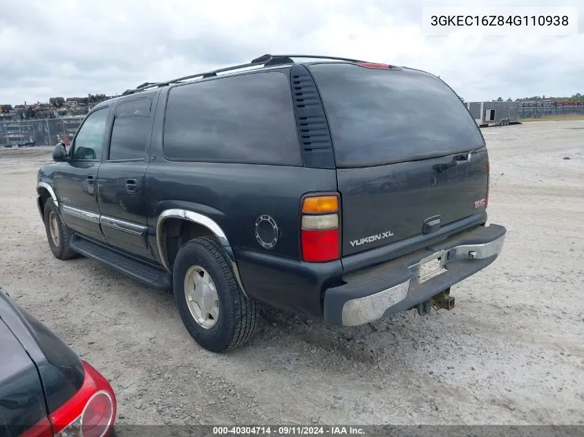 2004 GMC Yukon Xl 1500 Slt VIN: 3GKEC16Z84G110938 Lot: 40304714