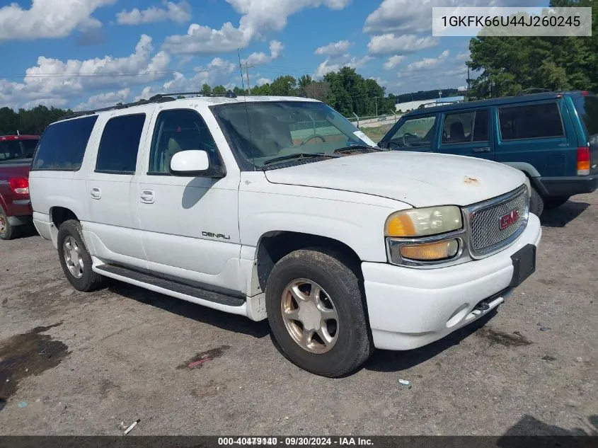 2004 GMC Yukon Xl 1500 Denali VIN: 1GKFK66U44J260245 Lot: 40479140