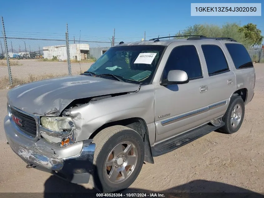 2004 GMC Yukon VIN: 1GKEK13Z54J302050 Lot: 40525304