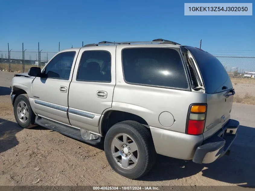 2004 GMC Yukon VIN: 1GKEK13Z54J302050 Lot: 40525304