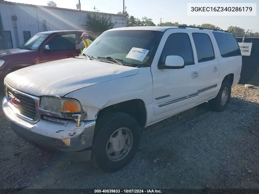 2004 GMC Yukon Xl 1500 Slt VIN: 3GKEC16Z34G286179 Lot: 40539633