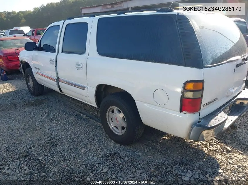 2004 GMC Yukon Xl 1500 Slt VIN: 3GKEC16Z34G286179 Lot: 40539633