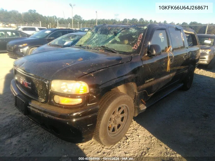 2004 GMC Yukon Xl Denali VIN: 1GKFK66U64J268671 Lot: 40565956