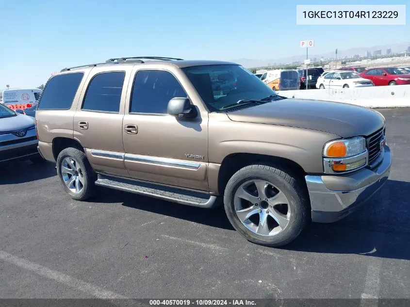 2004 GMC Yukon Slt VIN: 1GKEC13T04R123229 Lot: 40570019