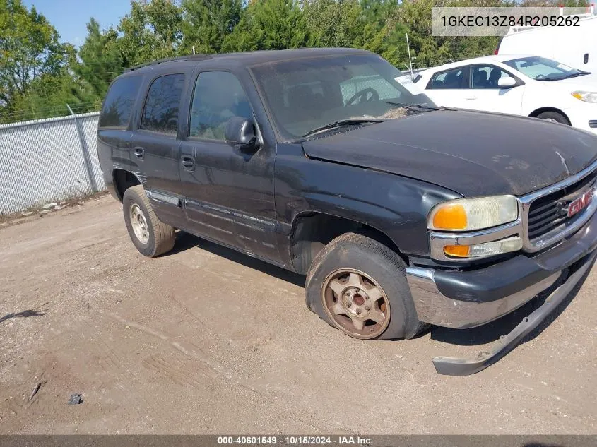 2004 GMC Yukon Sle VIN: 1GKEC13Z84R205262 Lot: 40601549