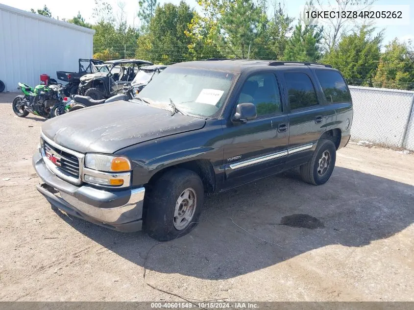 2004 GMC Yukon Sle VIN: 1GKEC13Z84R205262 Lot: 40601549