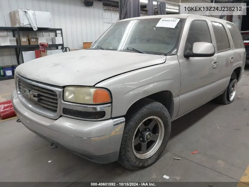 2004 GMC Yukon Sle VIN: 1GKEK13Z24J238212 Lot: 40601592