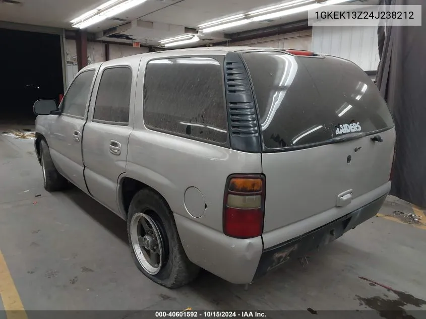 2004 GMC Yukon Sle VIN: 1GKEK13Z24J238212 Lot: 40601592