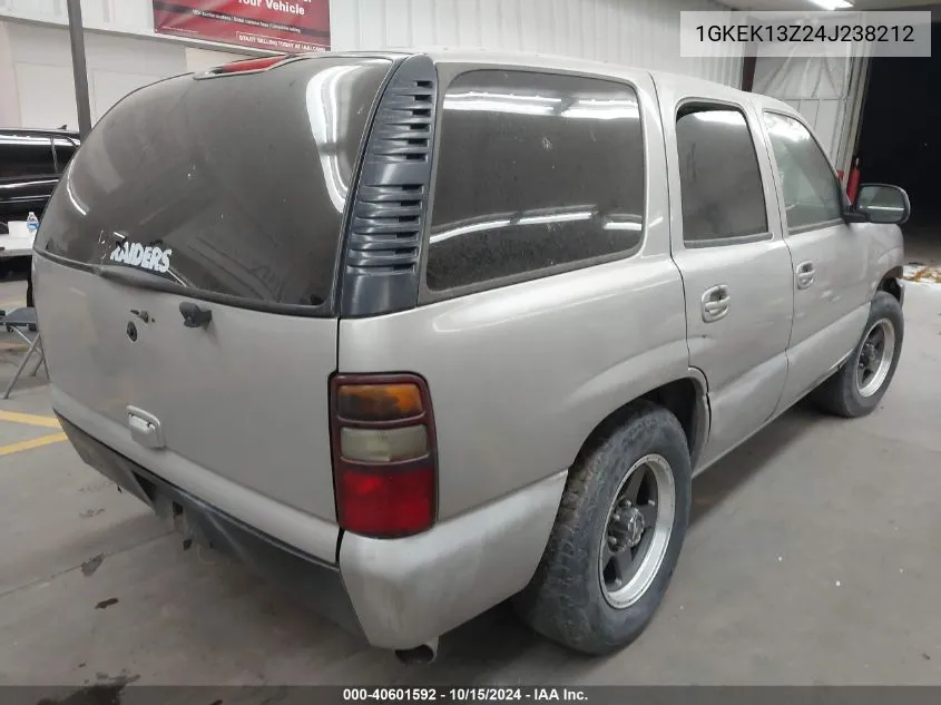 2004 GMC Yukon Sle VIN: 1GKEK13Z24J238212 Lot: 40601592