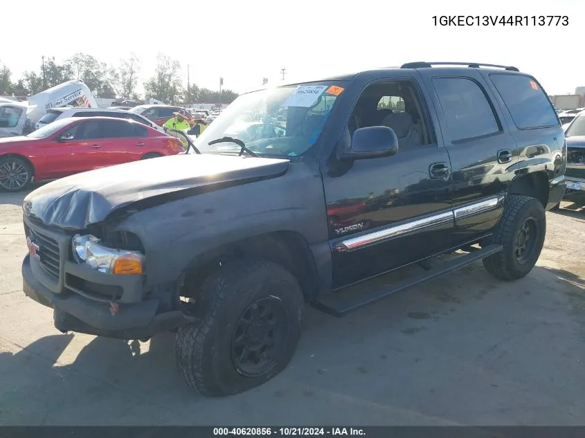 1GKEC13V44R113773 2004 GMC Yukon