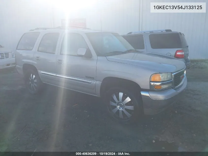 2004 GMC Yukon Sle VIN: 1GKEC13V54J133125 Lot: 40636209