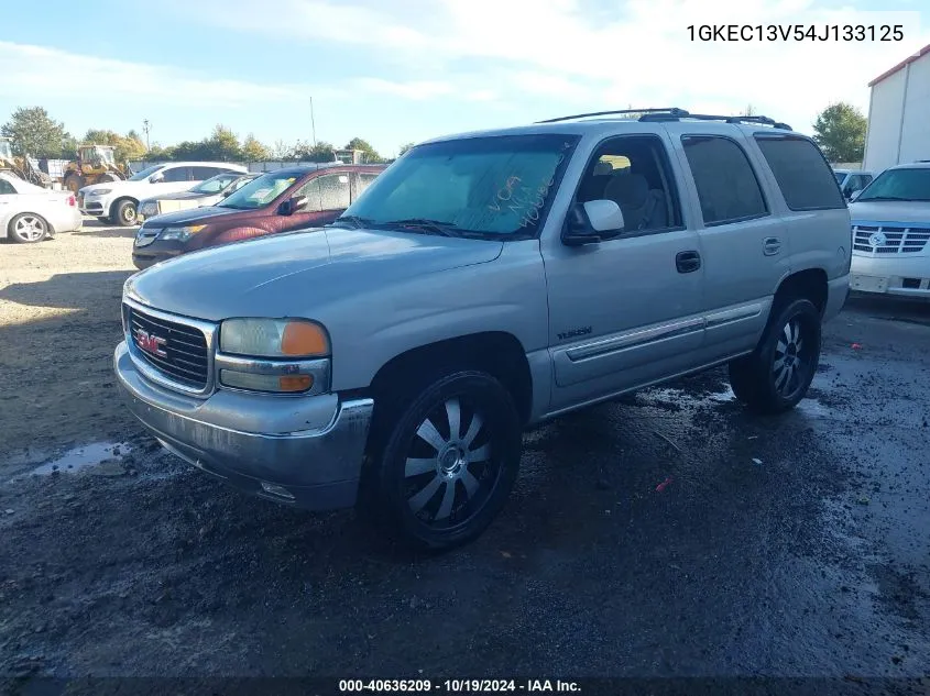 2004 GMC Yukon Sle VIN: 1GKEC13V54J133125 Lot: 40636209