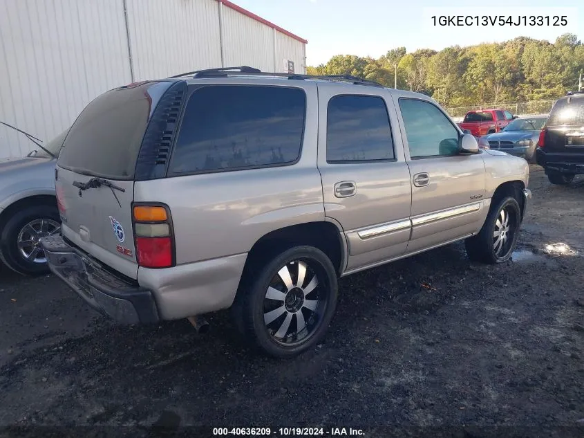 2004 GMC Yukon Sle VIN: 1GKEC13V54J133125 Lot: 40636209