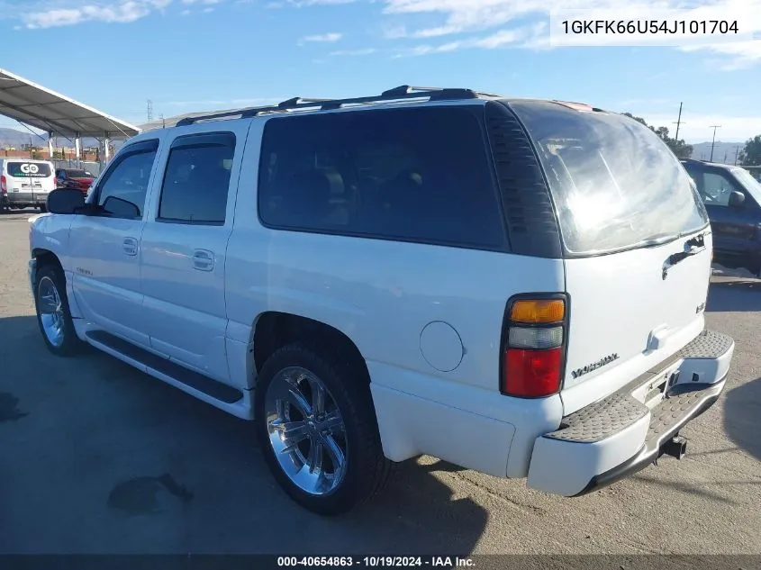 2004 GMC Yukon Xl 1500 Denali VIN: 1GKFK66U54J101704 Lot: 40654863