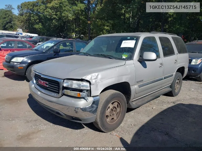 2004 GMC Yukon Slt VIN: 1GKEC13Z54J145715 Lot: 40686414