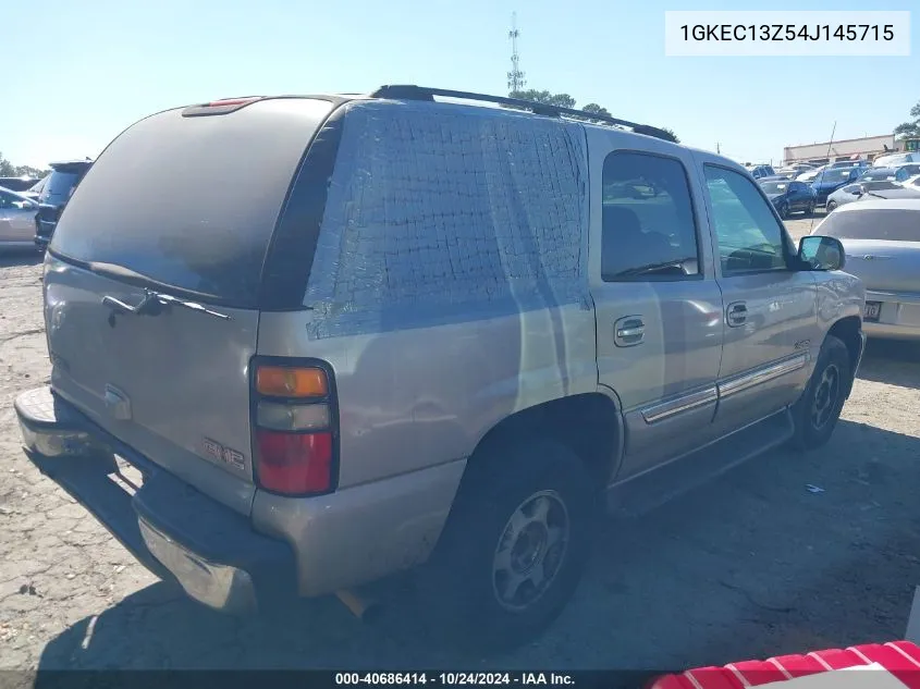 2004 GMC Yukon Slt VIN: 1GKEC13Z54J145715 Lot: 40686414