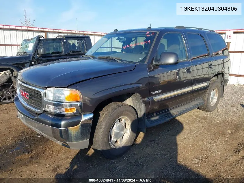 1GKEK13Z04J304806 2004 GMC Yukon Sle