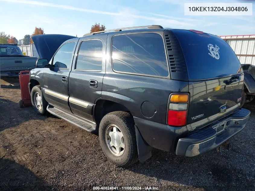 1GKEK13Z04J304806 2004 GMC Yukon Sle