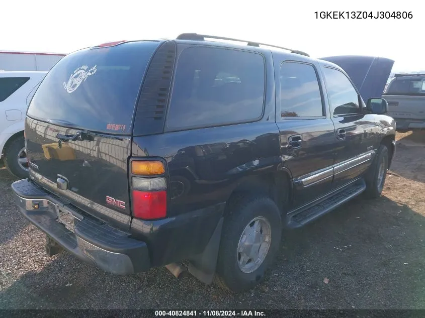 1GKEK13Z04J304806 2004 GMC Yukon Sle