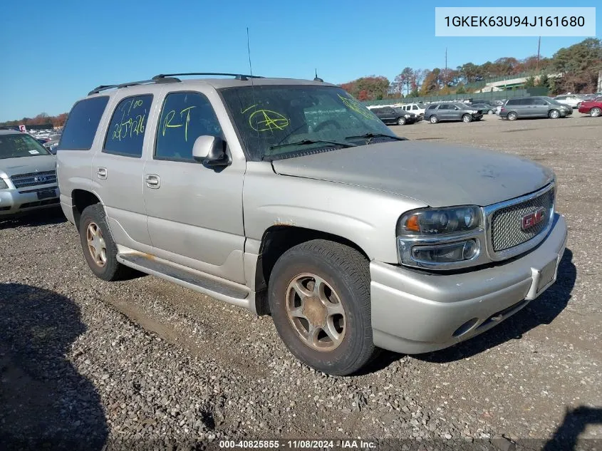 2004 GMC Yukon Denali VIN: 1GKEK63U94J161680 Lot: 40825855