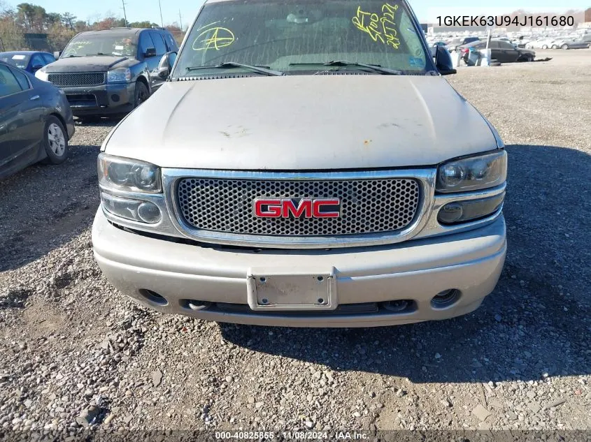 2004 GMC Yukon Denali VIN: 1GKEK63U94J161680 Lot: 40825855