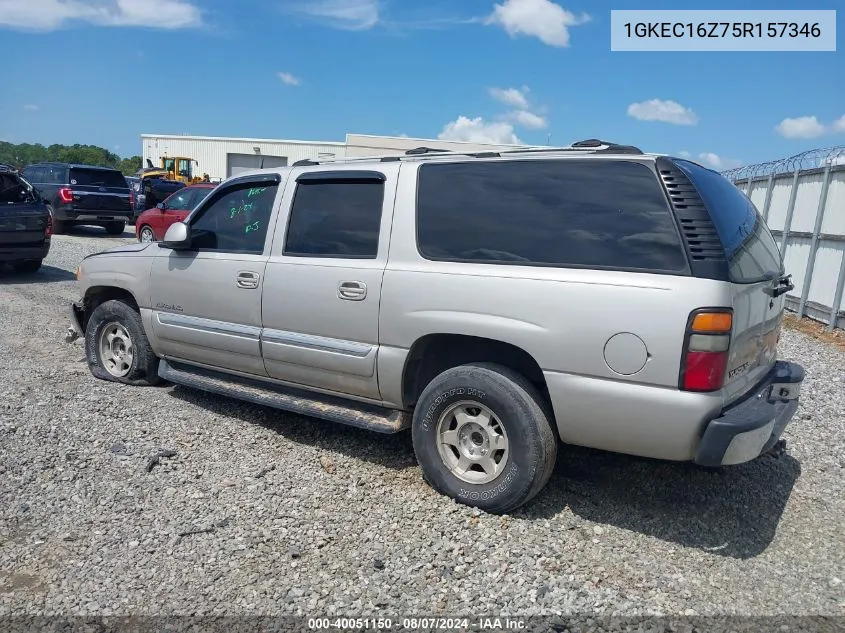 2005 GMC Yukon Xl 1500 Slt VIN: 1GKEC16Z75R157346 Lot: 40051150