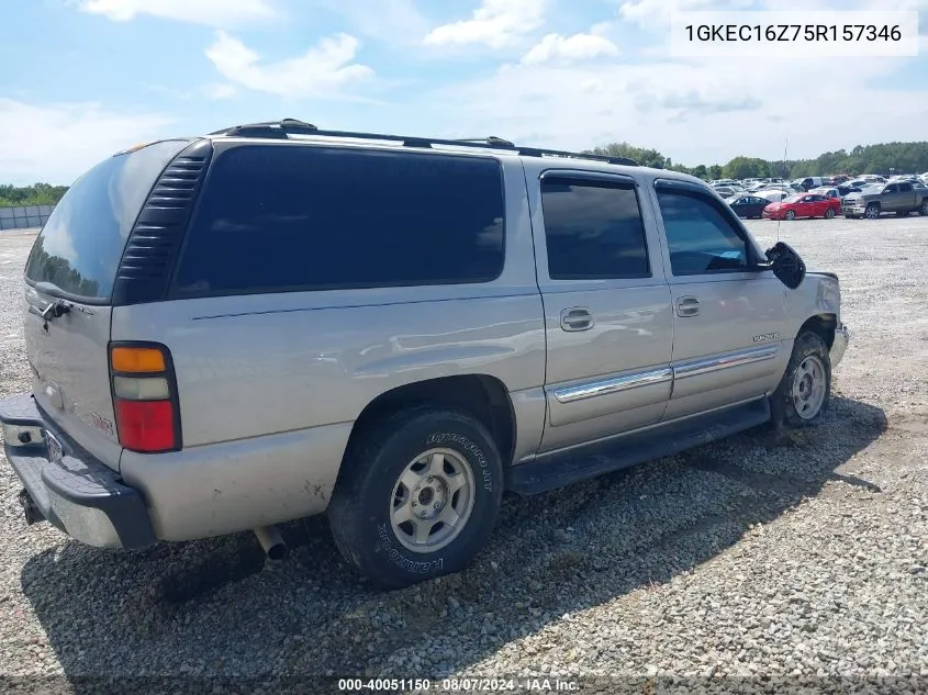 2005 GMC Yukon Xl 1500 Slt VIN: 1GKEC16Z75R157346 Lot: 40051150