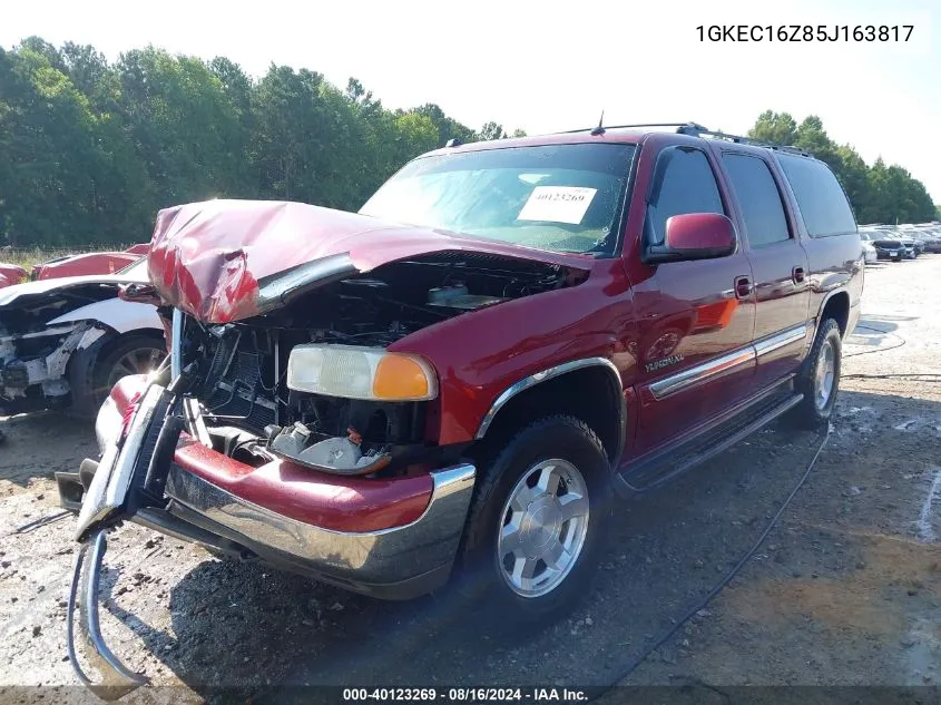 2005 GMC Yukon Xl C1500 VIN: 1GKEC16Z85J163817 Lot: 40123269