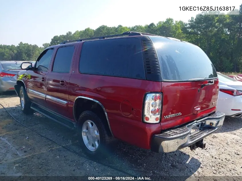 2005 GMC Yukon Xl C1500 VIN: 1GKEC16Z85J163817 Lot: 40123269