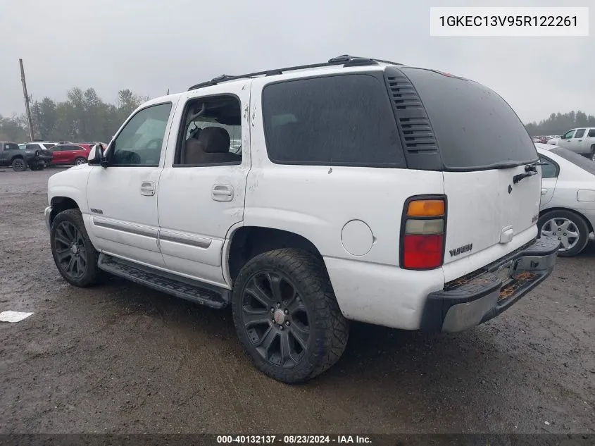 2005 GMC Yukon Sle VIN: 1GKEC13V95R122261 Lot: 40132137