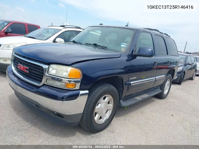 2005 GMC Yukon Slt VIN: 1GKEC13T25R146416 Lot: 40258782