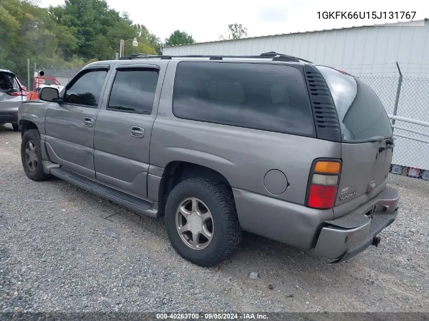 2005 GMC Yukon Xl 1500 Denali VIN: 1GKFK66U15J131767 Lot: 40263700