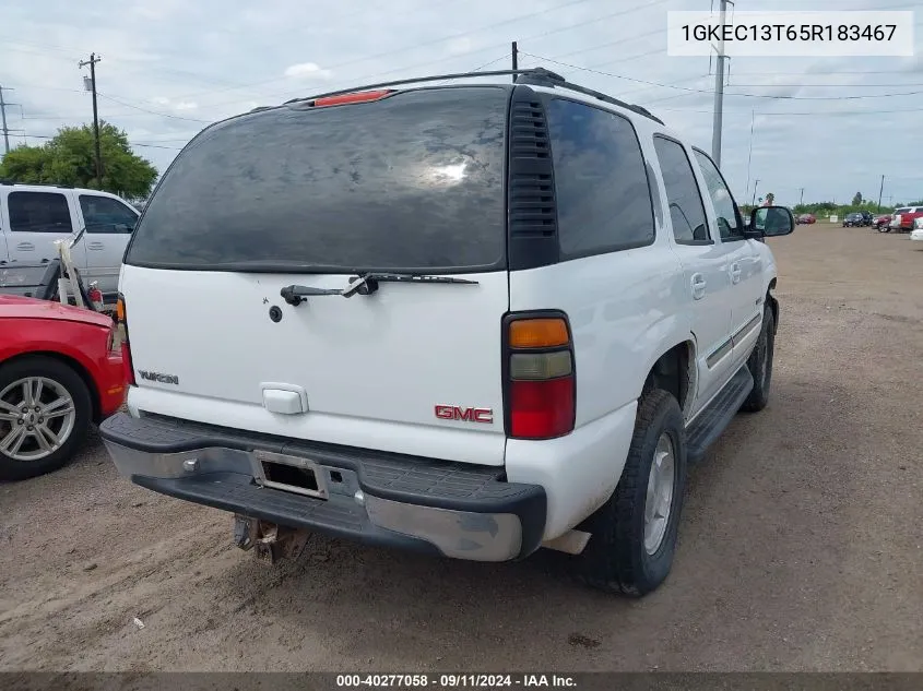 2005 GMC Yukon Slt VIN: 1GKEC13T65R183467 Lot: 40277058