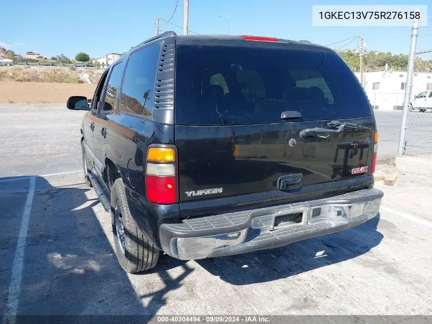 2005 GMC Yukon Sle VIN: 1GKEC13V75R276158 Lot: 40304494