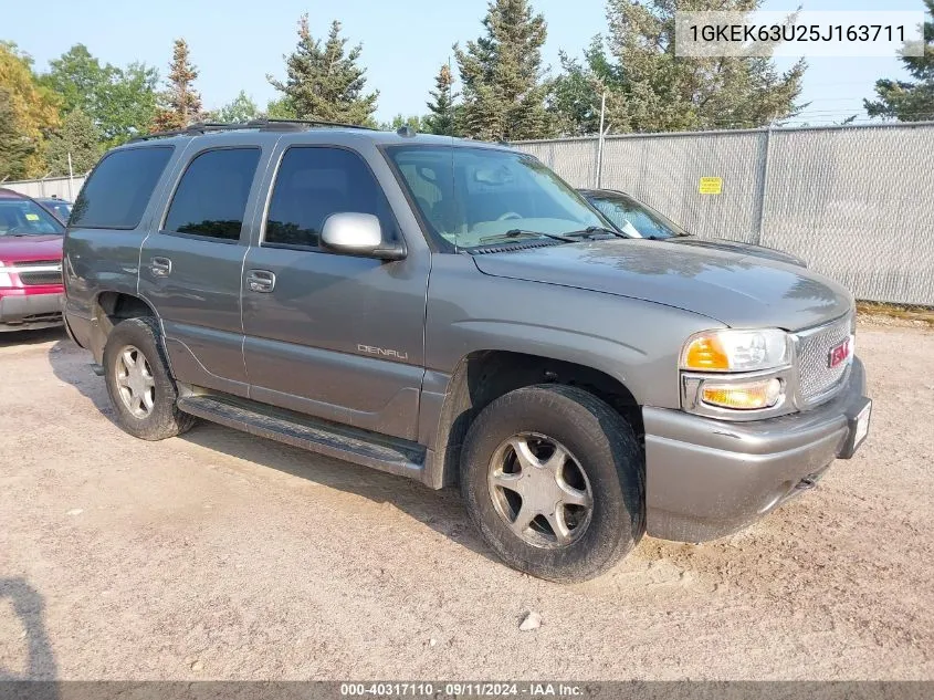 2005 GMC Yukon Denali VIN: 1GKEK63U25J163711 Lot: 40317110