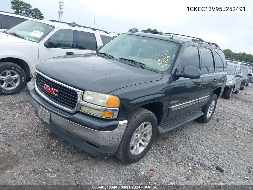 2005 GMC Yukon Slt VIN: 1GKEC13V95J252491 Lot: 40318348