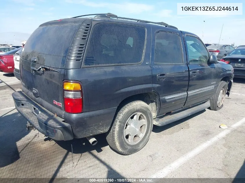 2005 GMC Yukon Slt VIN: 1GKEK13Z65J244614 Lot: 40519260