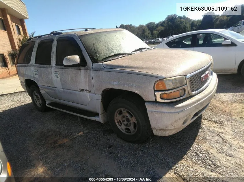 2005 GMC Yukon Denali VIN: 1GKEK63U05J109162 Lot: 40554289