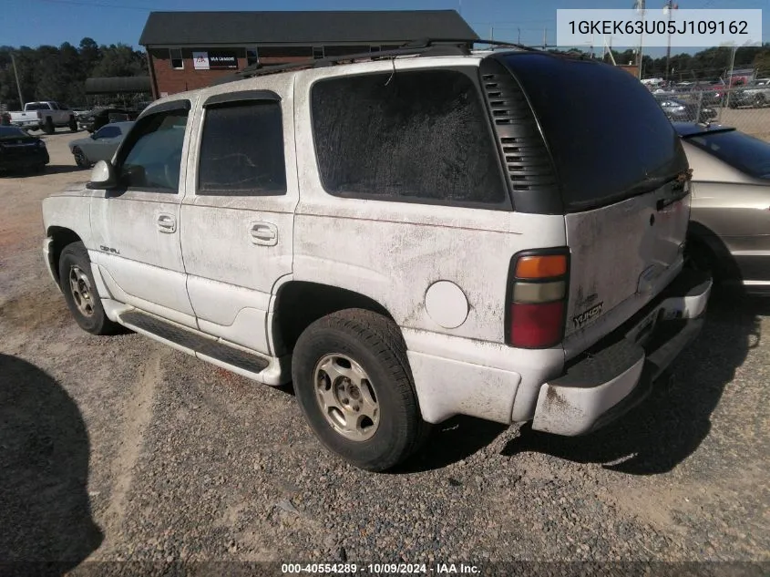 2005 GMC Yukon Denali VIN: 1GKEK63U05J109162 Lot: 40554289